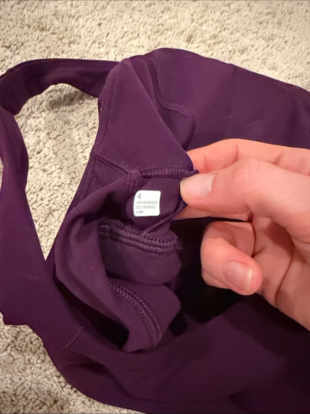 lululemon athletica plum seamless